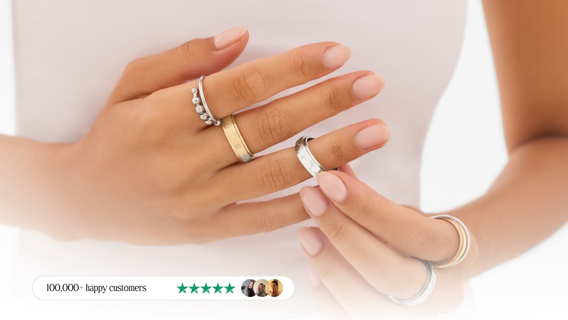 celestial-inspired fidget jewellery
