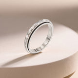 essentials spinning ring - silver
