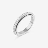 eternity spinning ring - silver