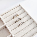 essentials spinning ring - silver