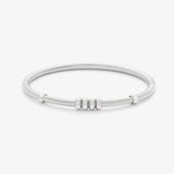 silver 4-bead calming set