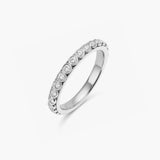 silver spinning bezel ring